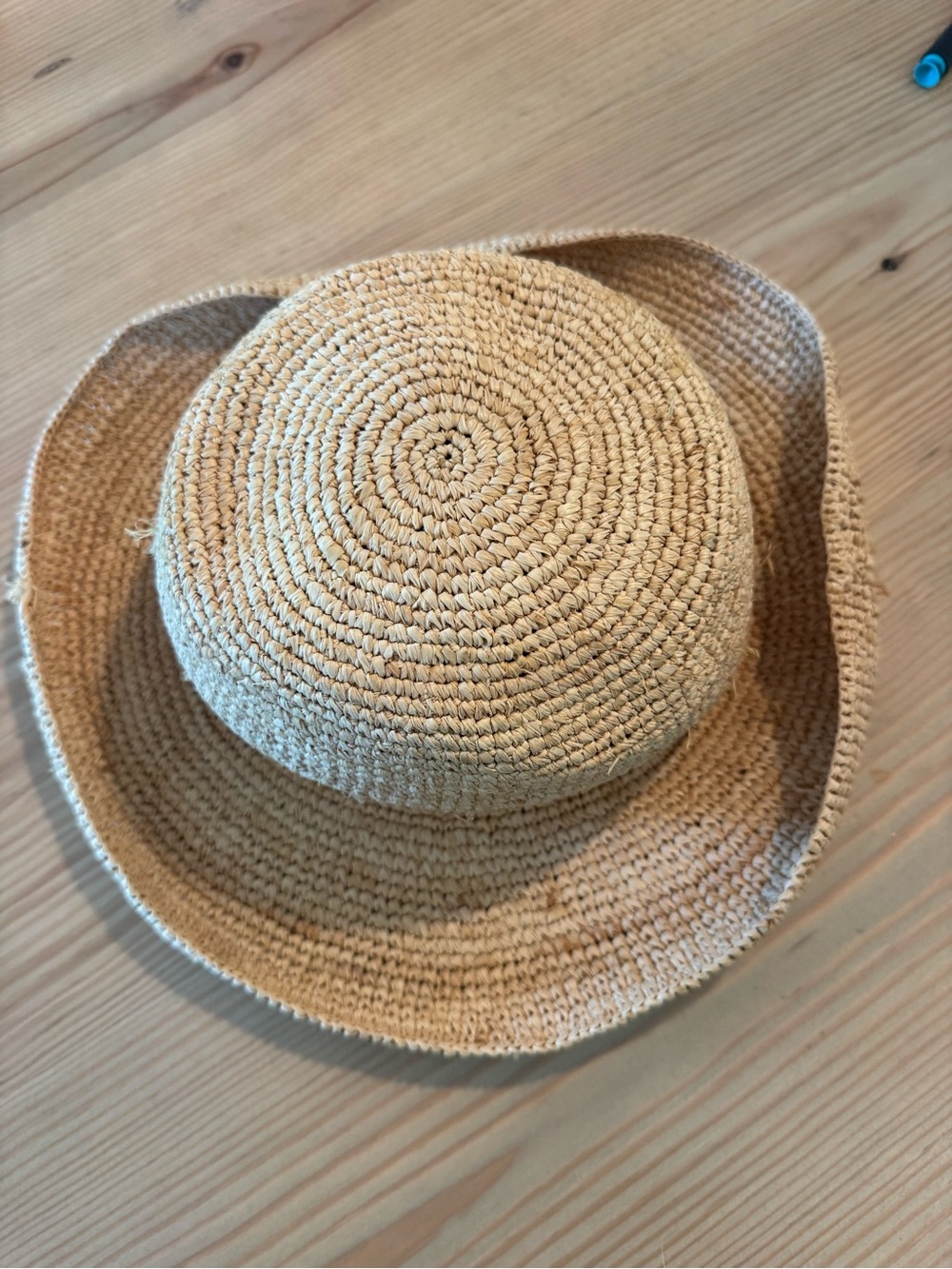 Lack Of Color Natural Straw Crochet Sun Hat